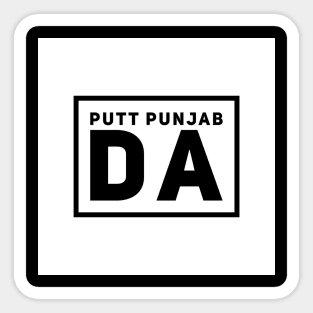 Putt Punjab Da Sticker